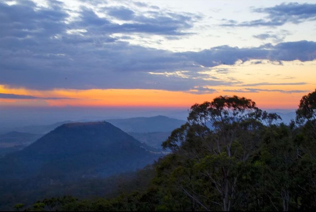 Lockyer Valley viewed from Toowoomba as part of Brisbane to Bunya Mountains long weekend road trip idea