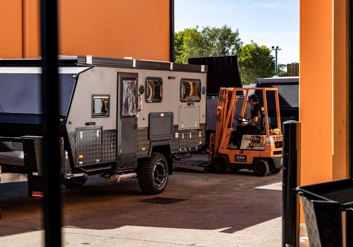 getting camper ready for caravan transport by All Vehicle Freight